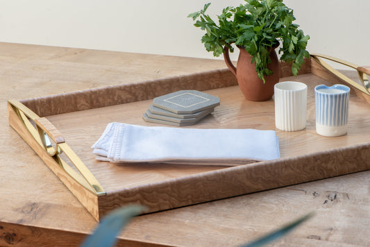 Wooden Serving tray in Tamo Ash by Forwood Design