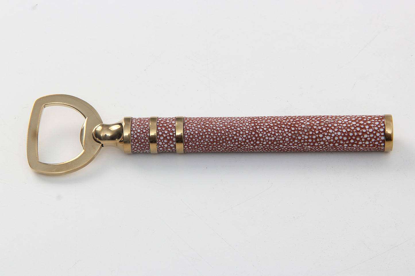 Luxury barware Shagreen bottle opener