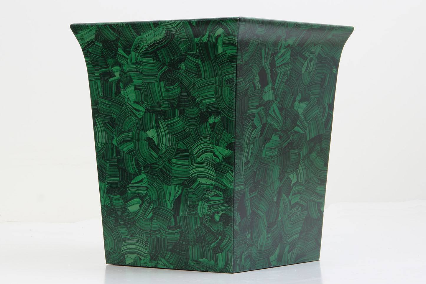 Chic Malachite Waste paper bin trash can