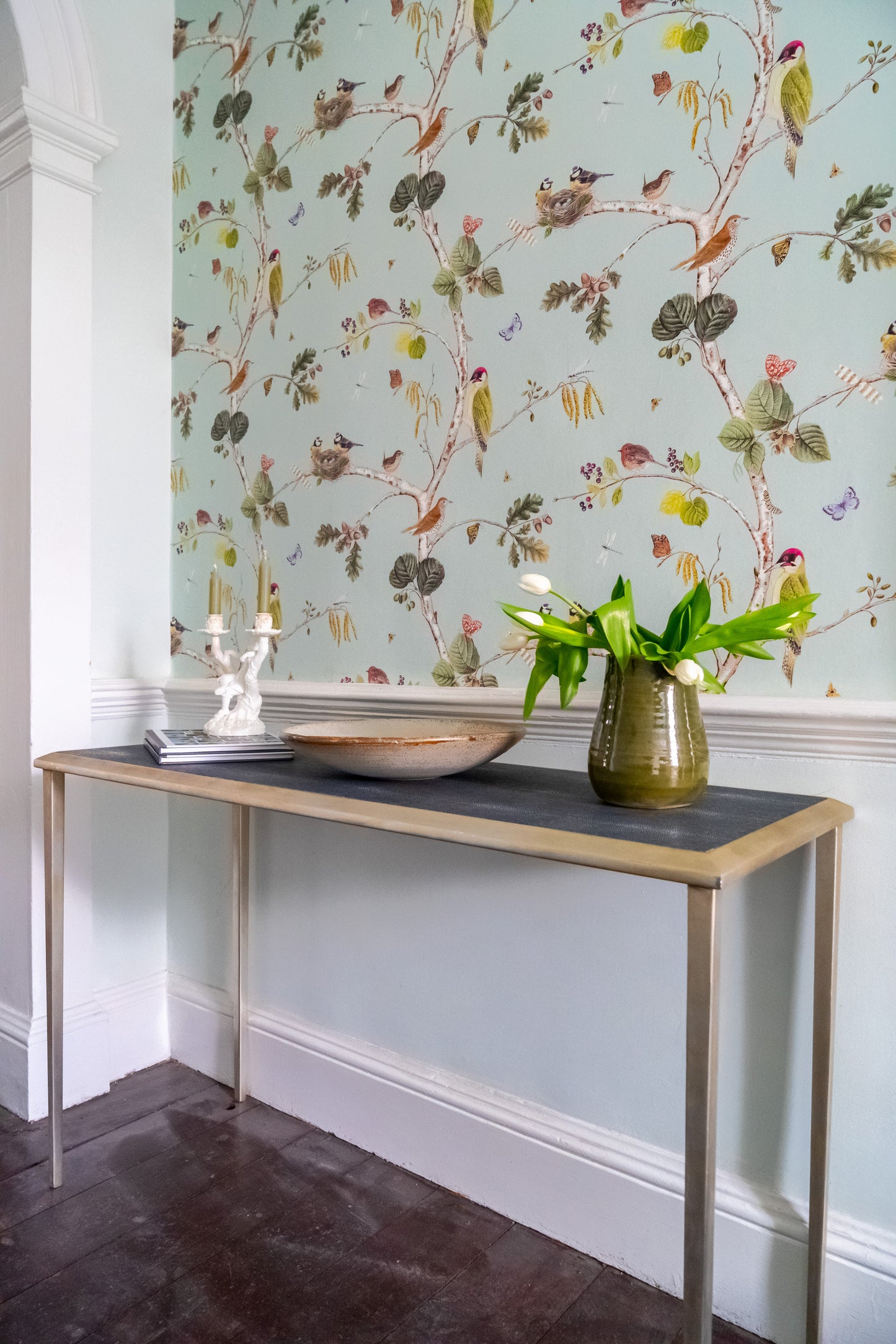 Clare Shagreen Console Table