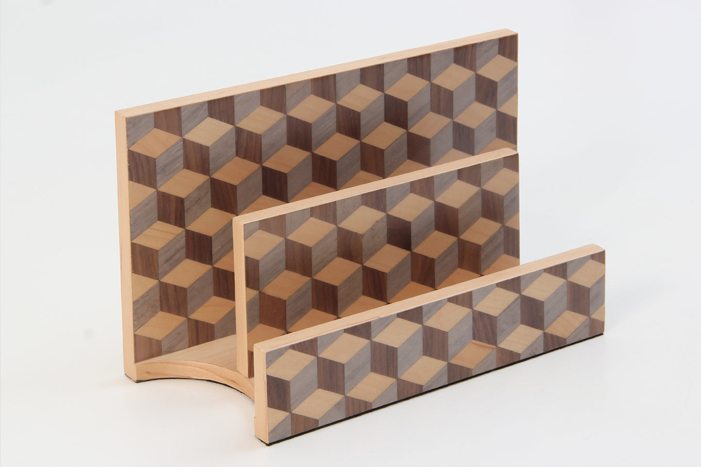 Unique Marquetry Letter rack
