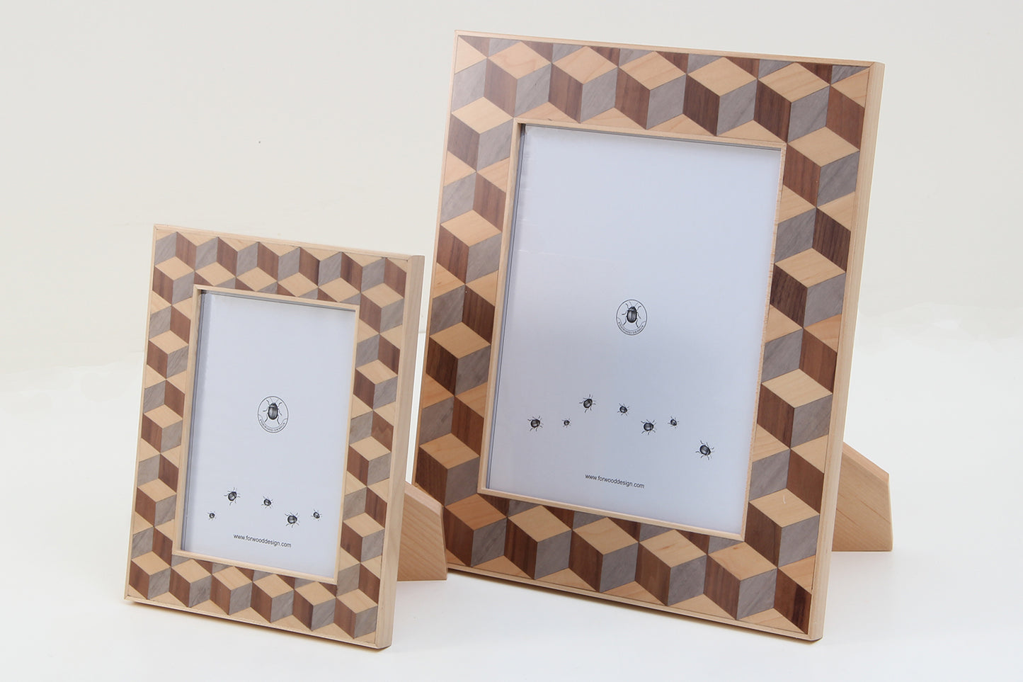 Luxury marquetry photo frame gift