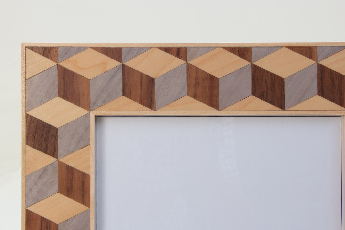 Luxury marquetry photo frame present