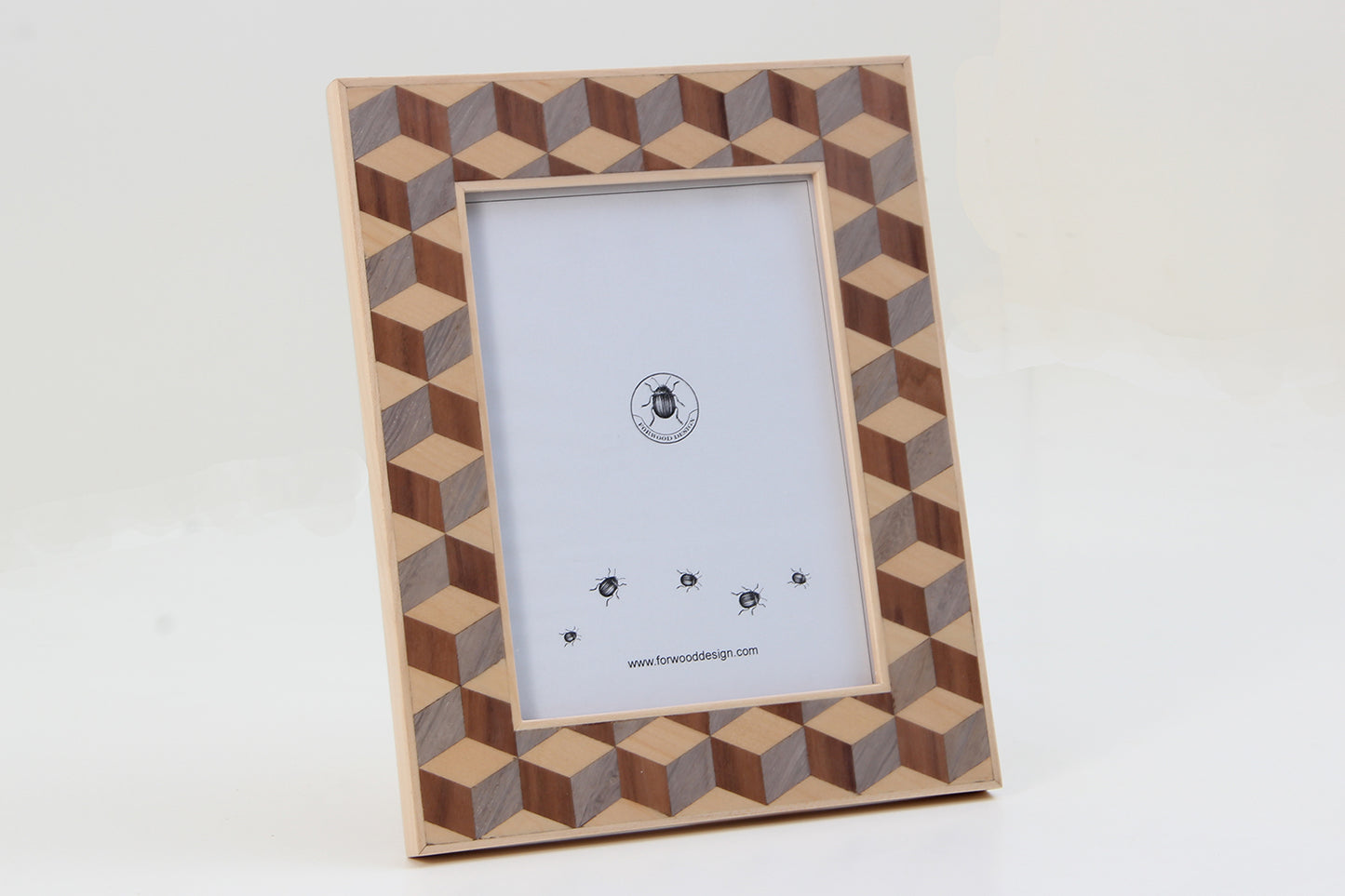 Luxury marquetry photo frame 10 x 8