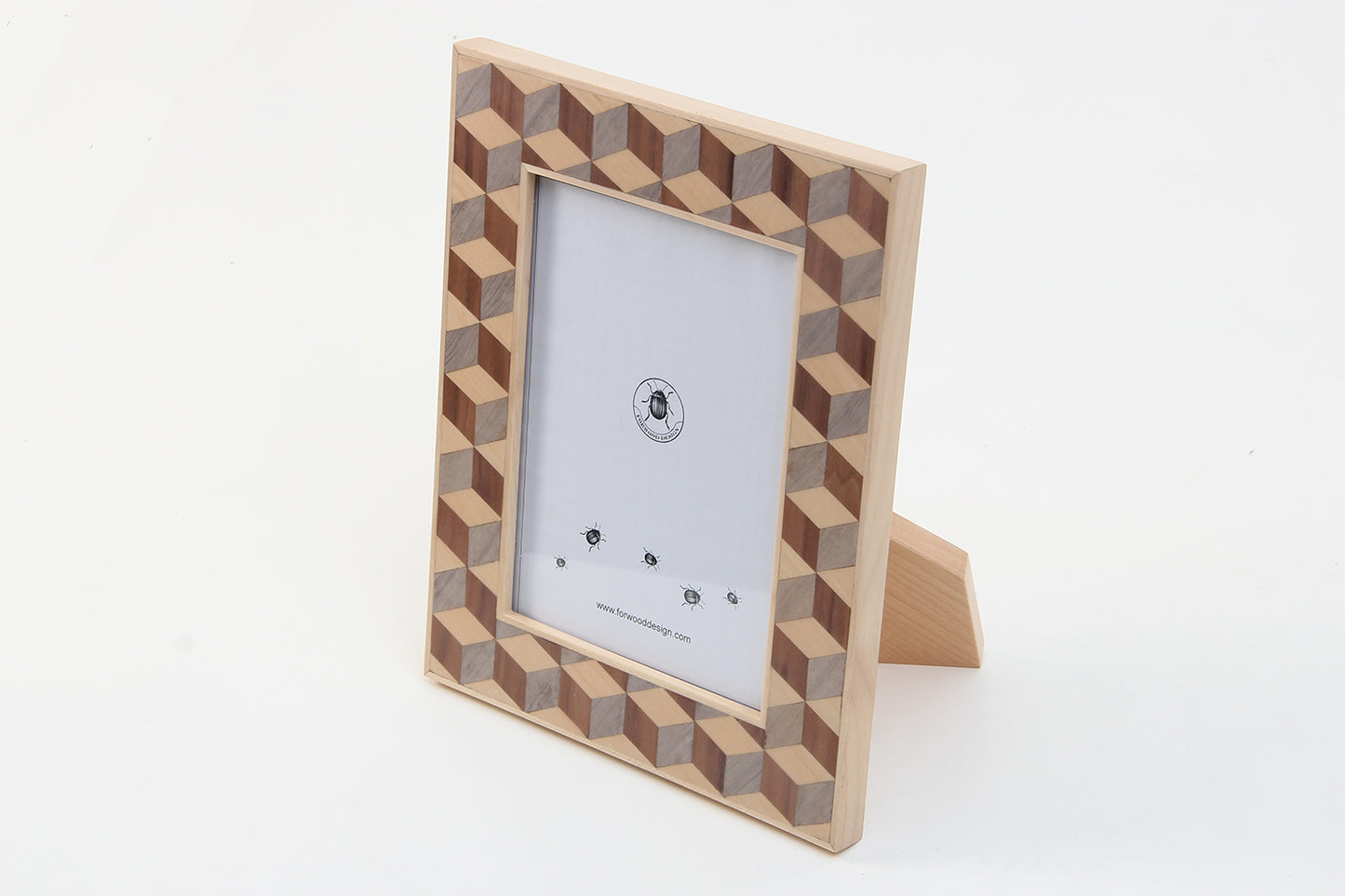 Luxury marquetry photo frame