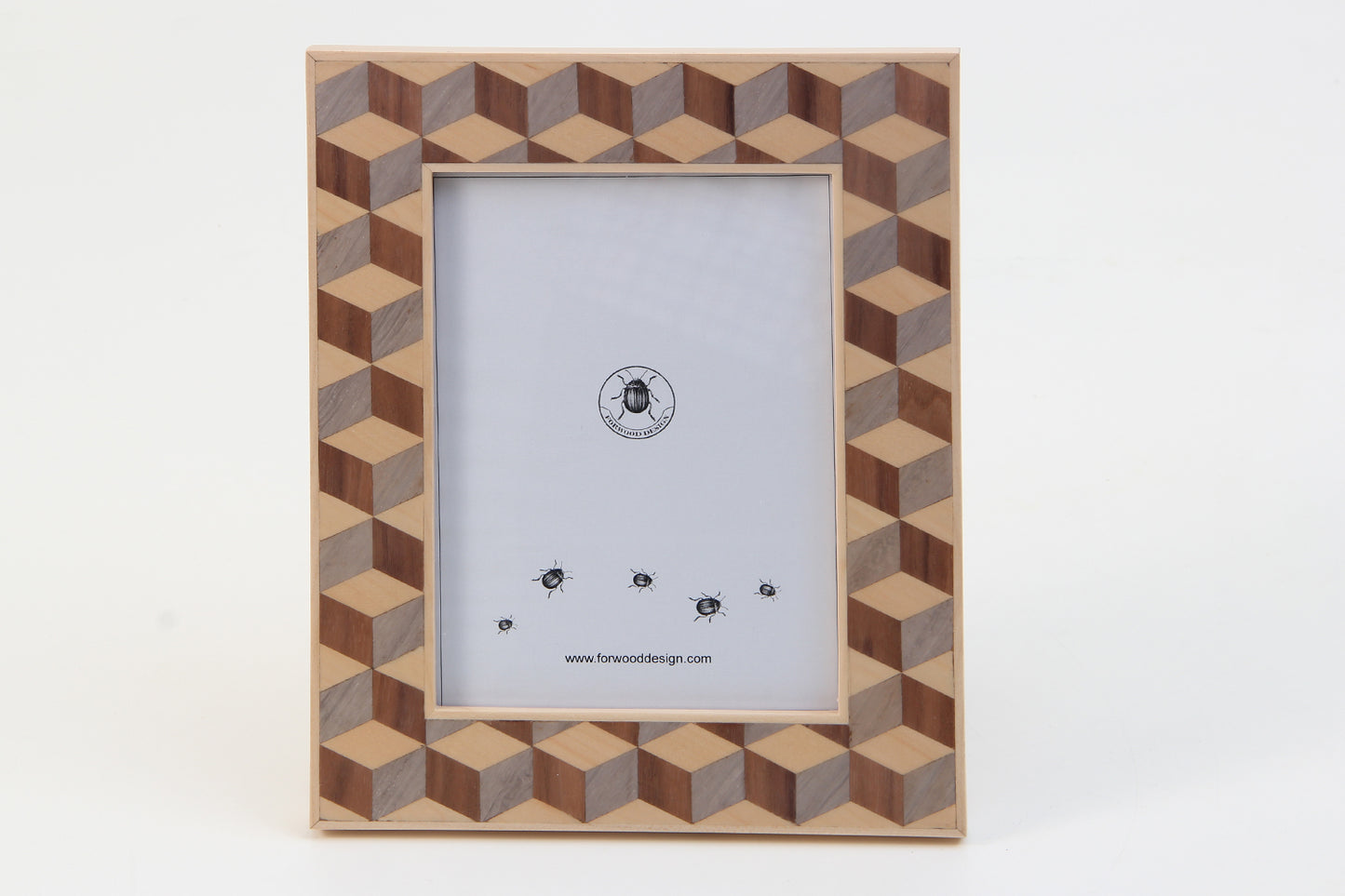 Luxury marquetry photo frame 5 x 7