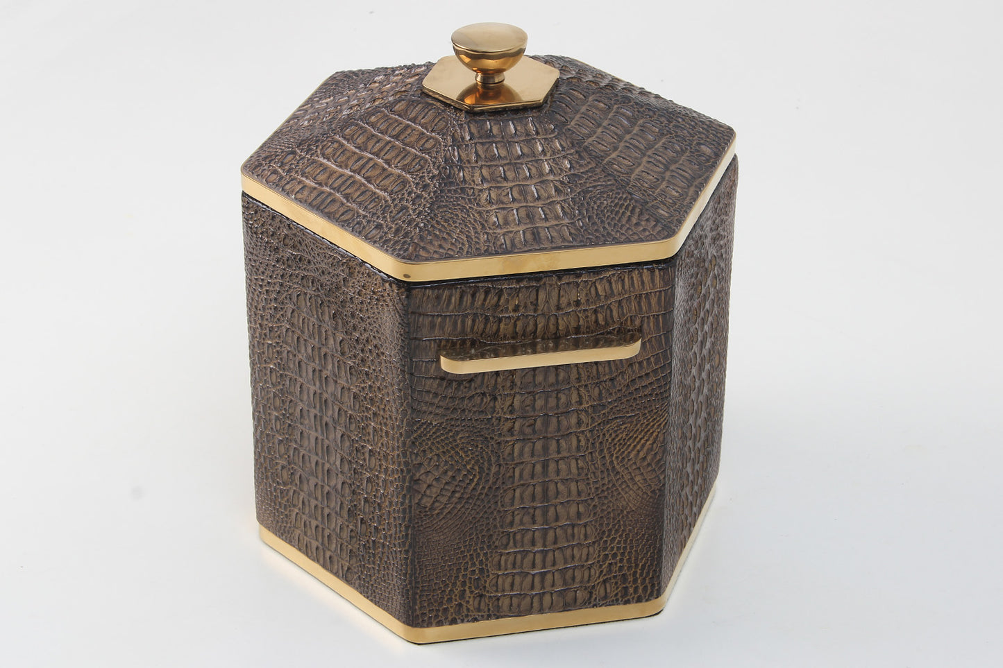 Gorgeous Crocodile ice bucket and tongs set