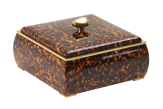 Trinket box Jewlery box tortoiseshell box