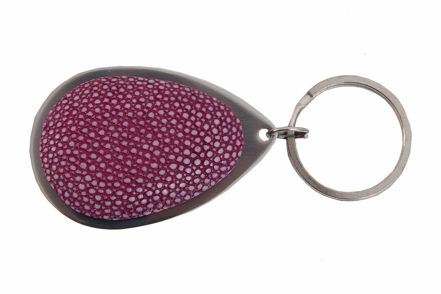 Key Fob pink shagreen key fob forwood Design birthday gift present