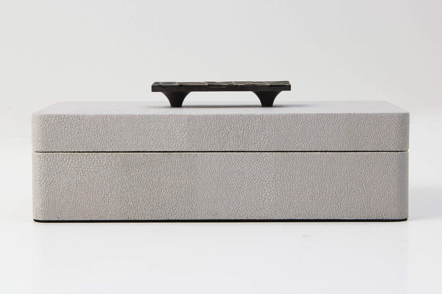 Trinket box white shagreen trinket box jewelry box