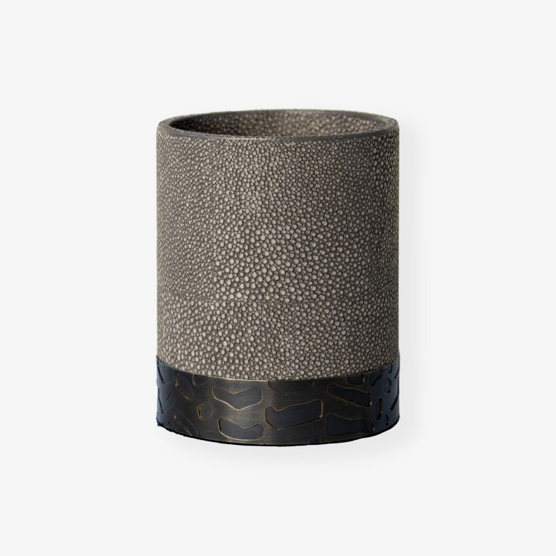 Pen pot dune shagreen pen pot pencil pot