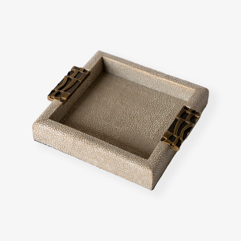 Trinket tray dune shagreen trinket tray