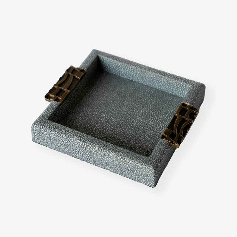 trinket tray green shagreen trinket tray