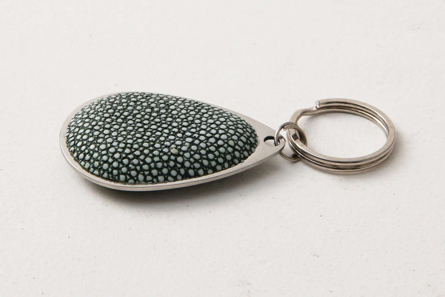 key fob Forwood Design Green shagreen key fob