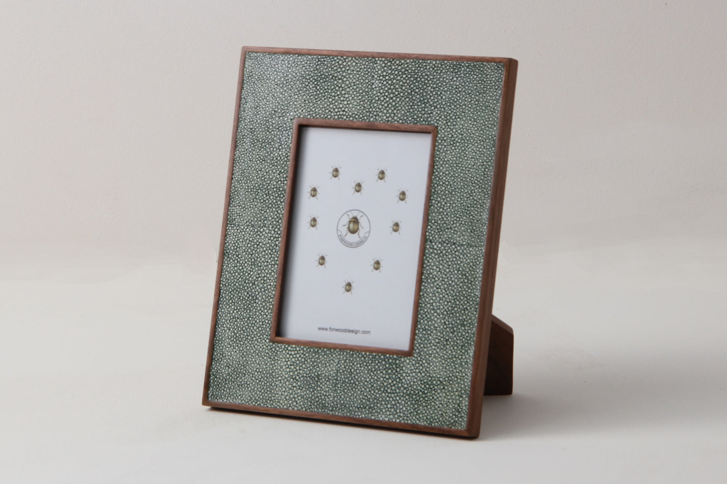 7 x 5 photo frame green shagreen 7 x 5 photo frame