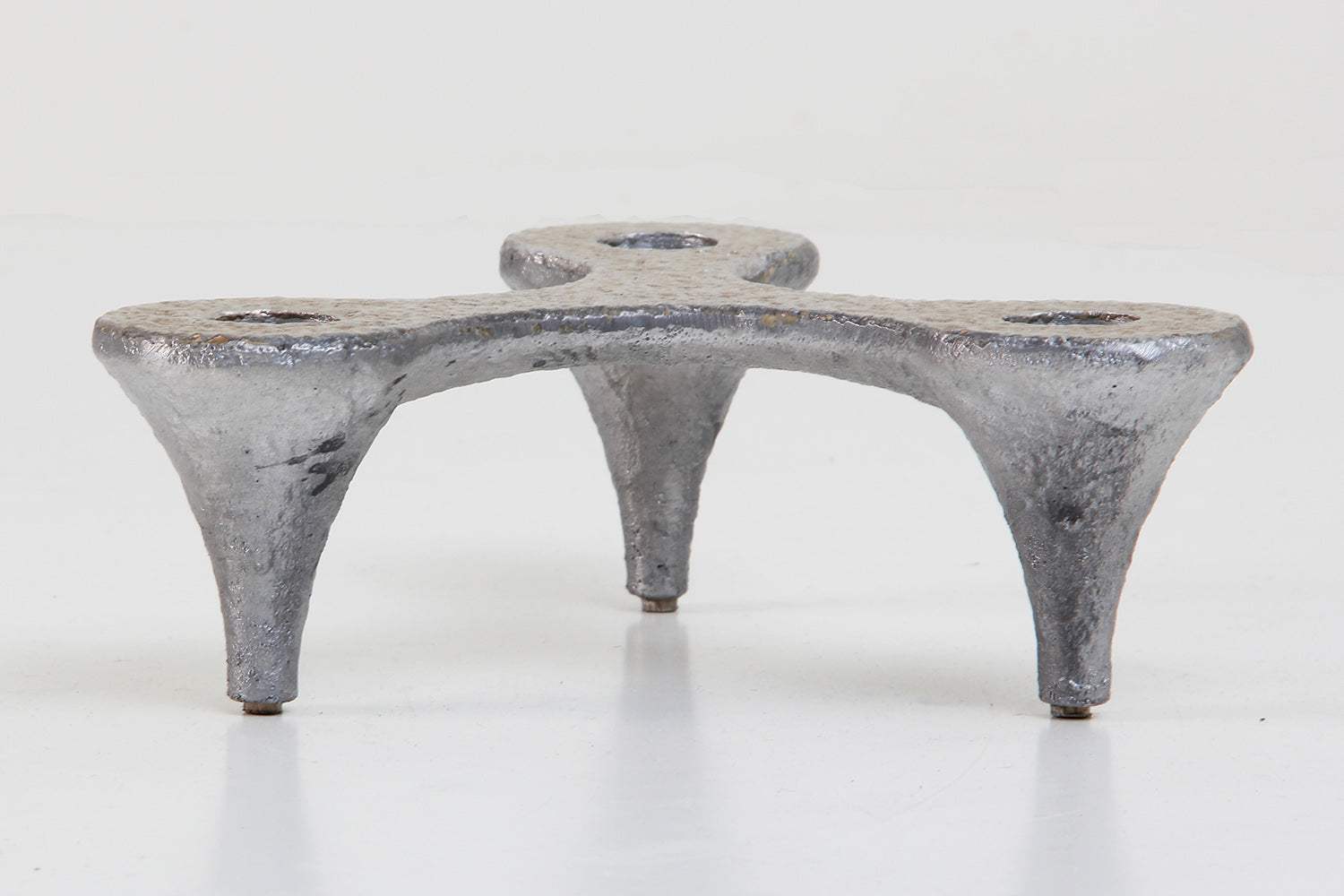 Detail of Silver Candle holder by henry Forwood