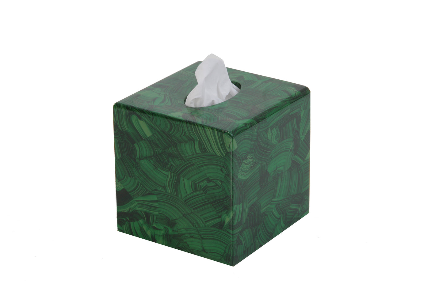 Malachite Tissue Box Holder