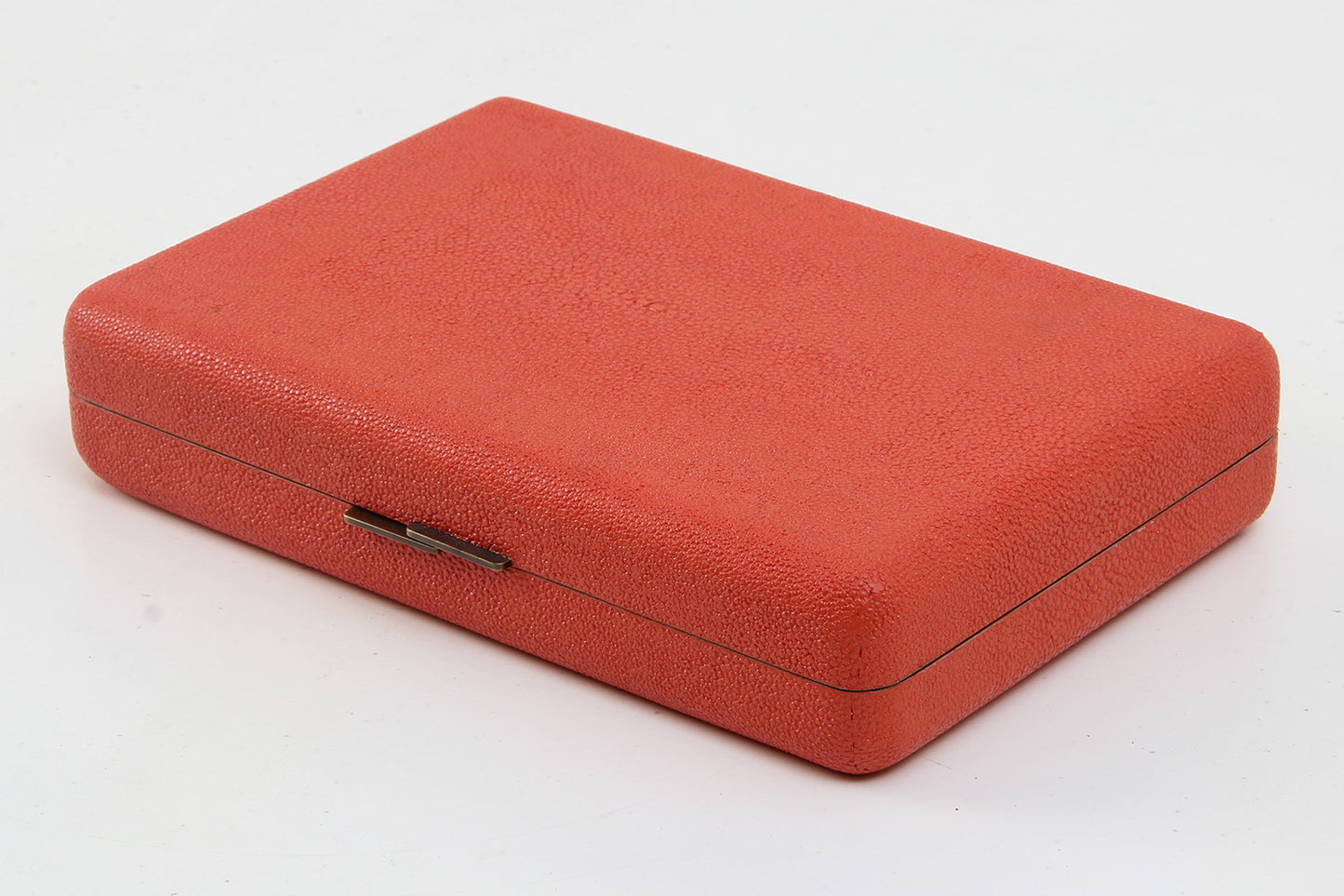Orange shageen Travel Backgammon set