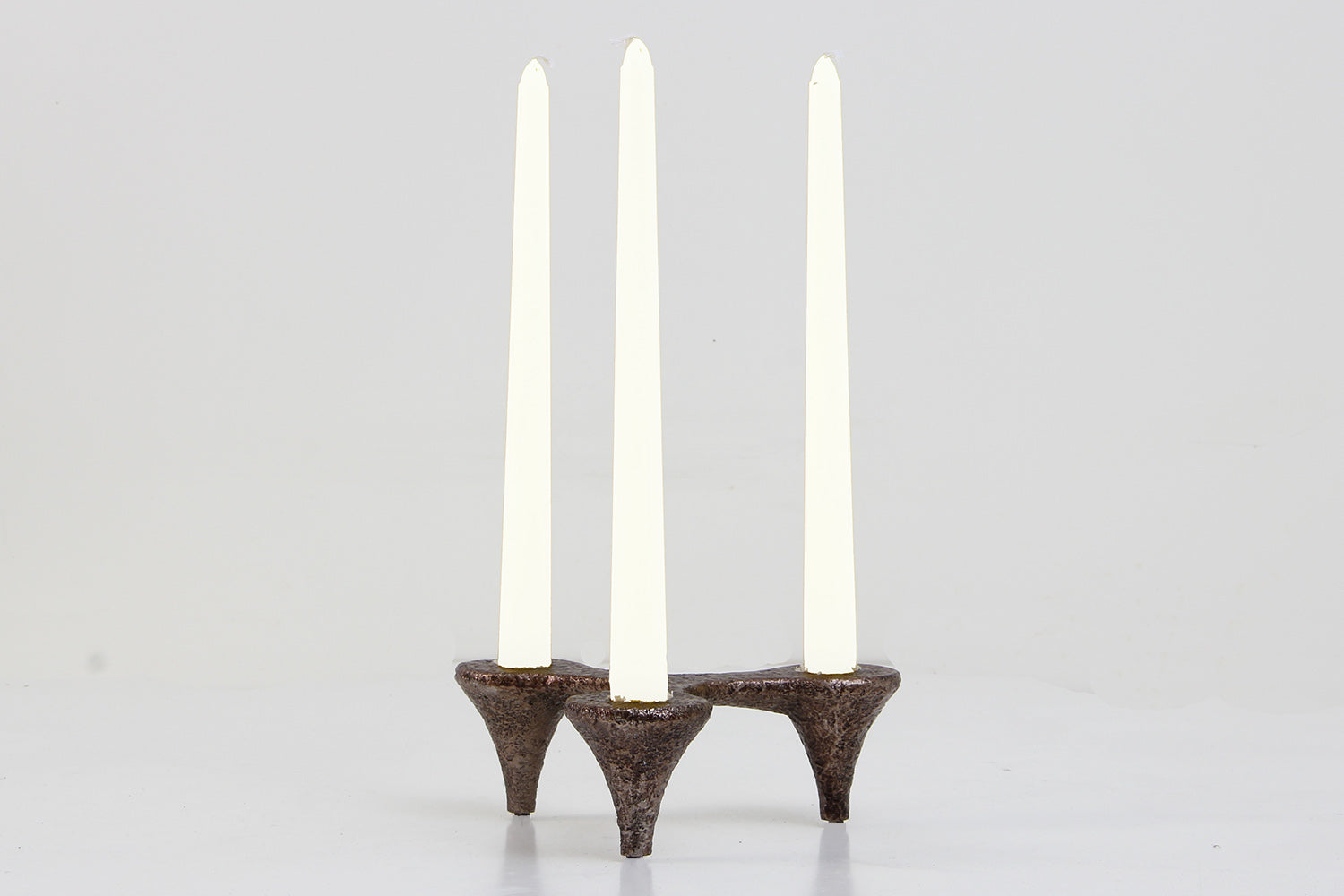 Luxury Bronze Candle stick by Henry Forwood