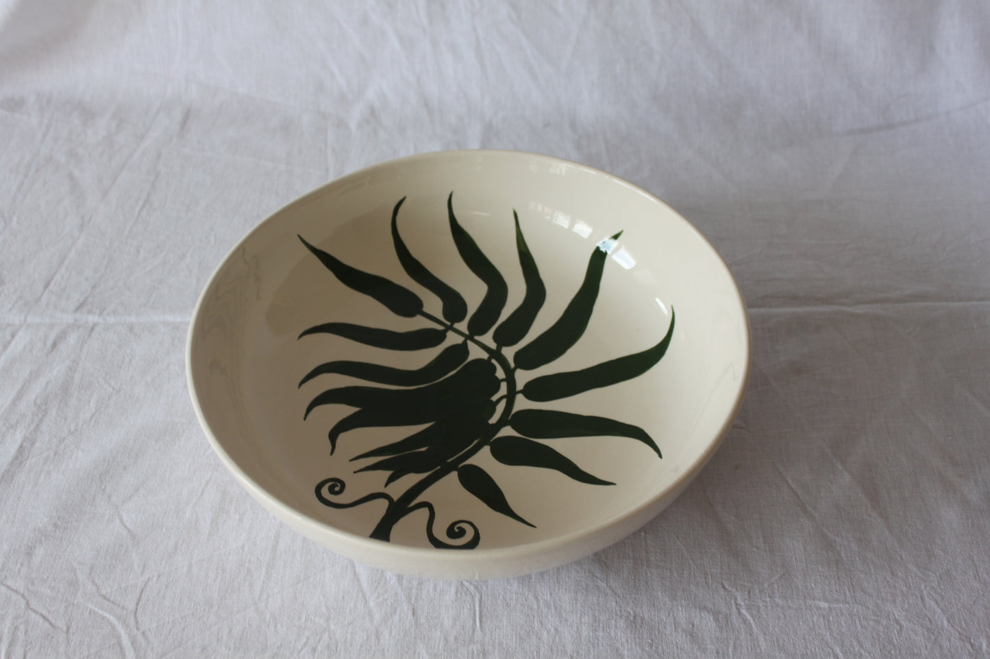Unique Kitty Arden's Ceramic serving Bowl