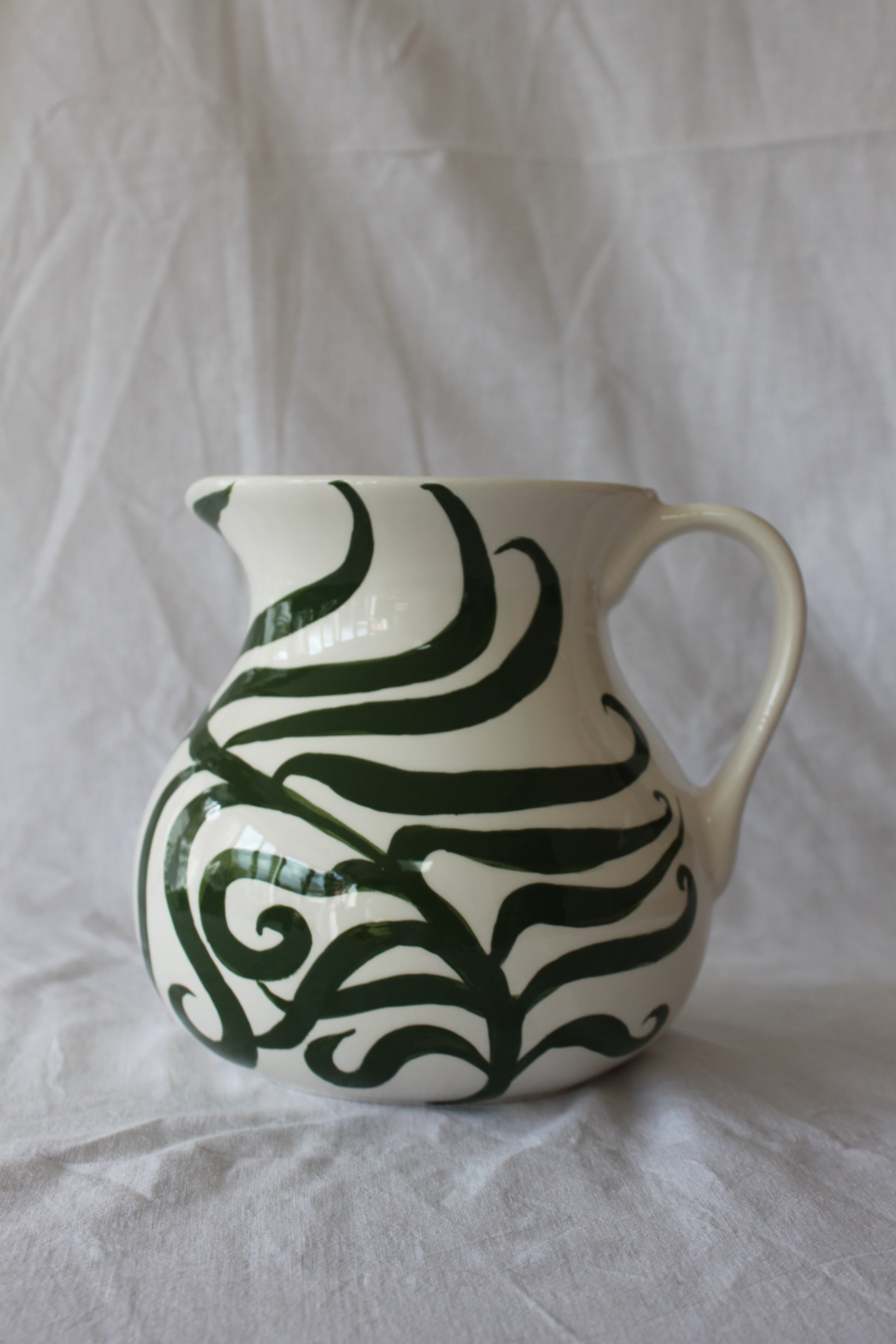 Unique Kitty Arden's Ceramic Curvy Jug