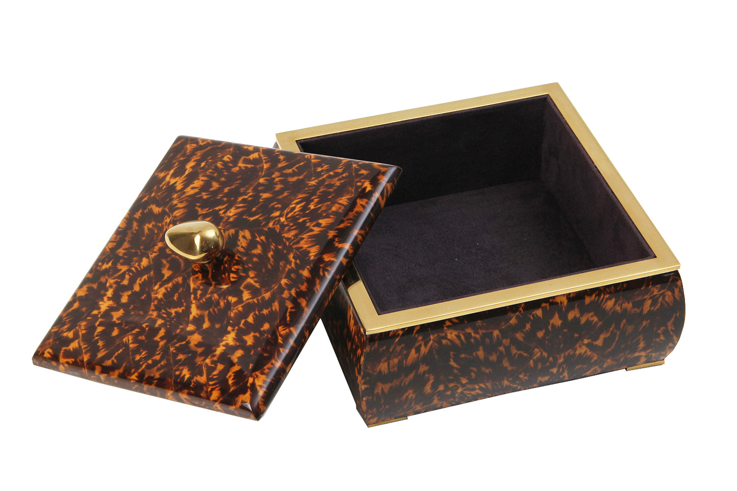 Trinket box tortoiseshell box Jewlery box