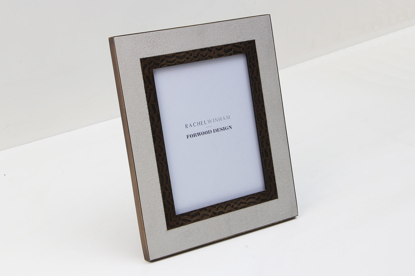 photo frame luxury white shagreen photo frames