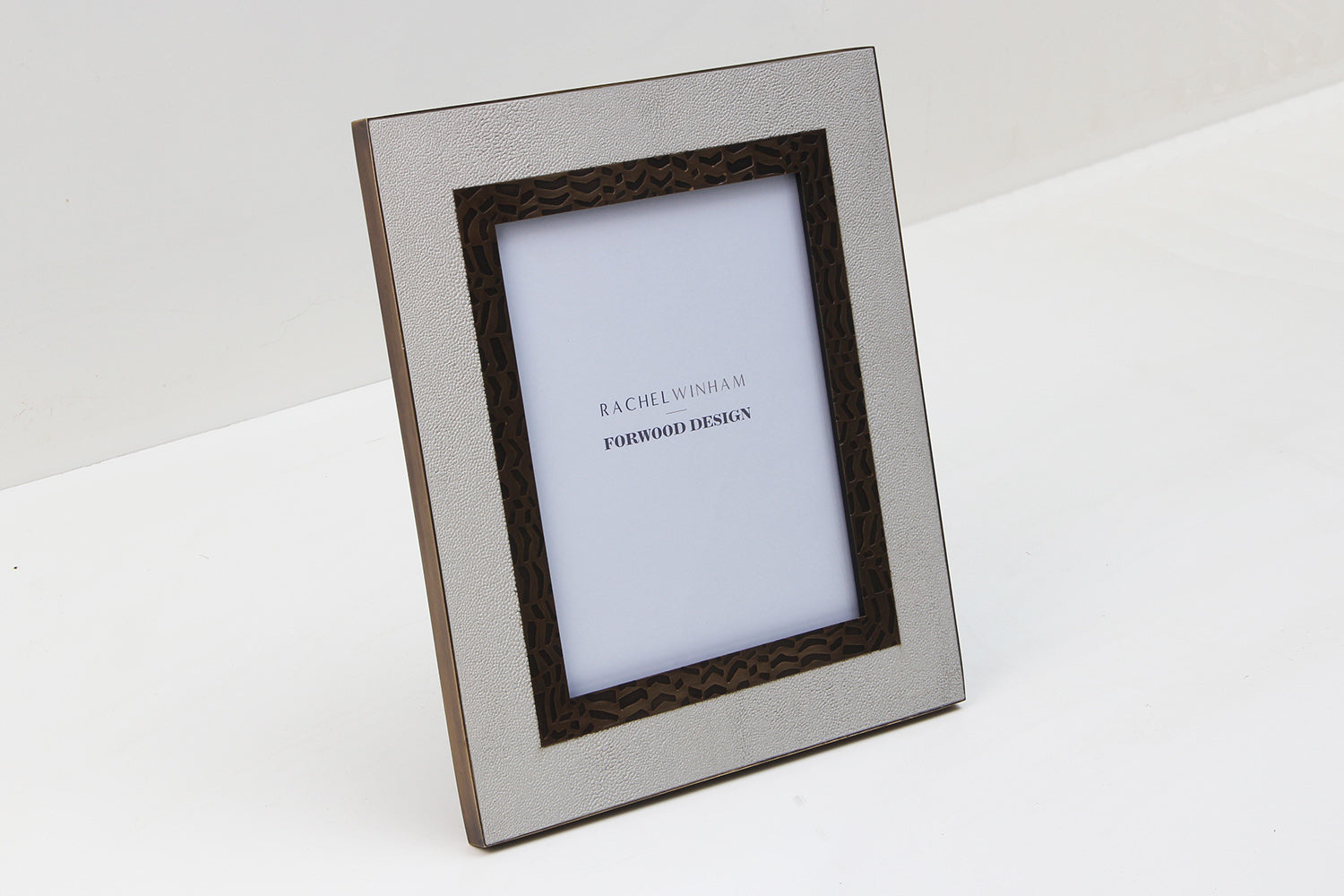 photo frame luxury white shagreen photo frames