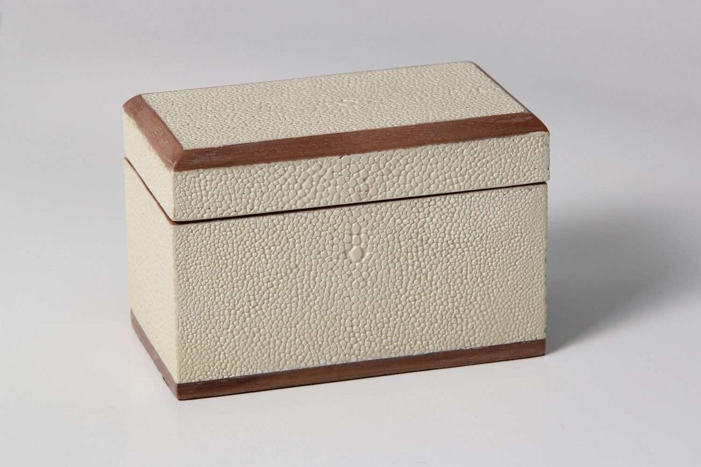 Playing card box white Chic Shagreen Playing card box