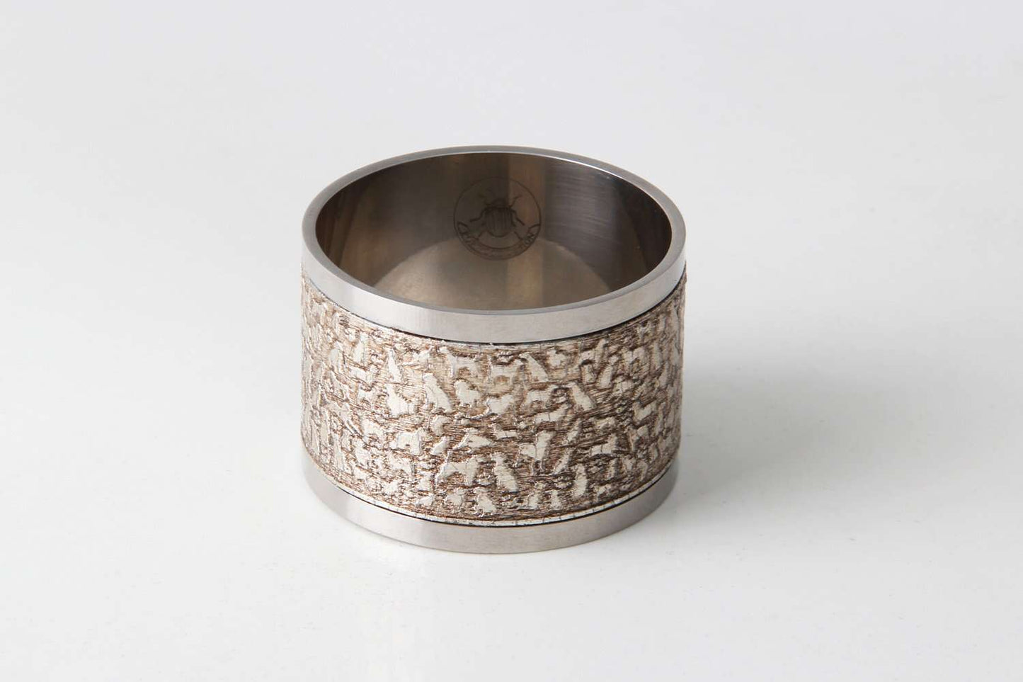 Rover' Napkin Rings in Antique Silver