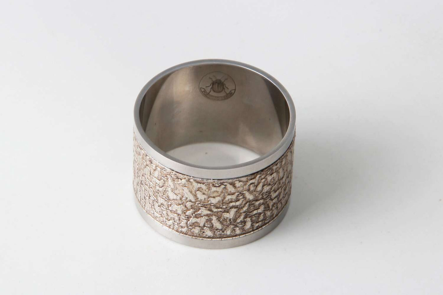 Rover' Napkin Rings in Antique Silver