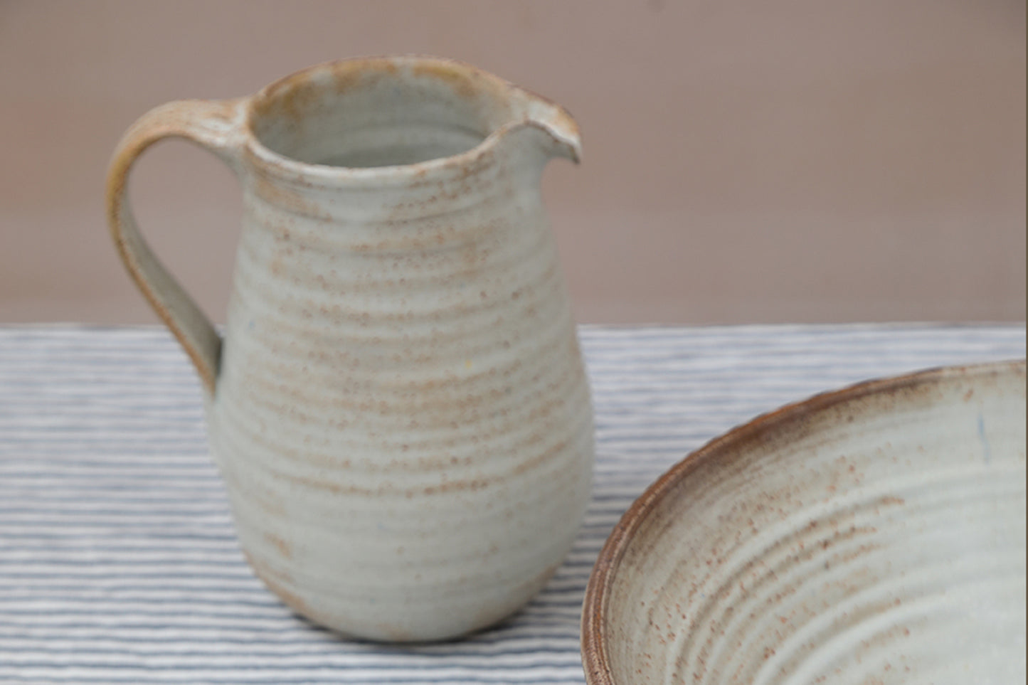 Jug White ceramic jug unique Water jug