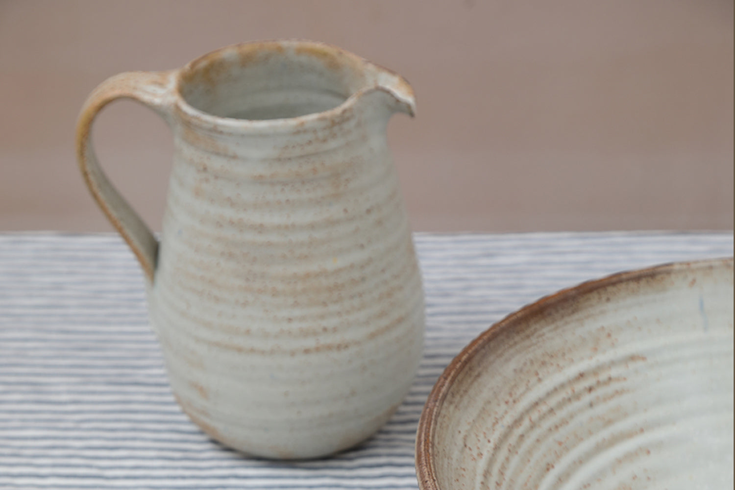 Jug White ceramic jug unique Water jug