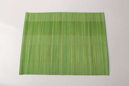 Bamboo placemats Place mats Green placemats