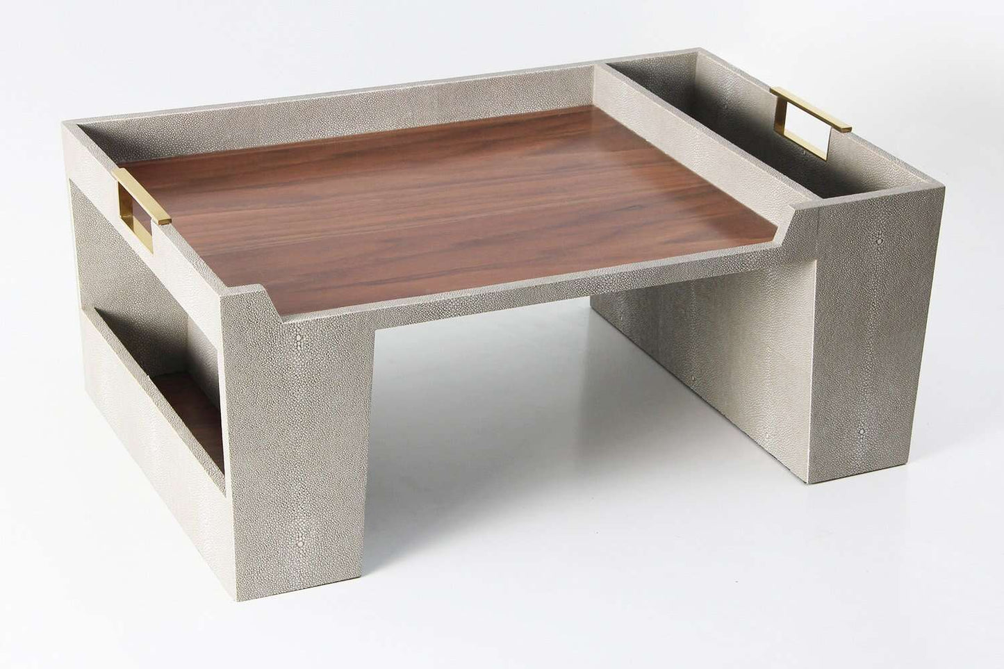 Shagreen bed tray luxury bed tray