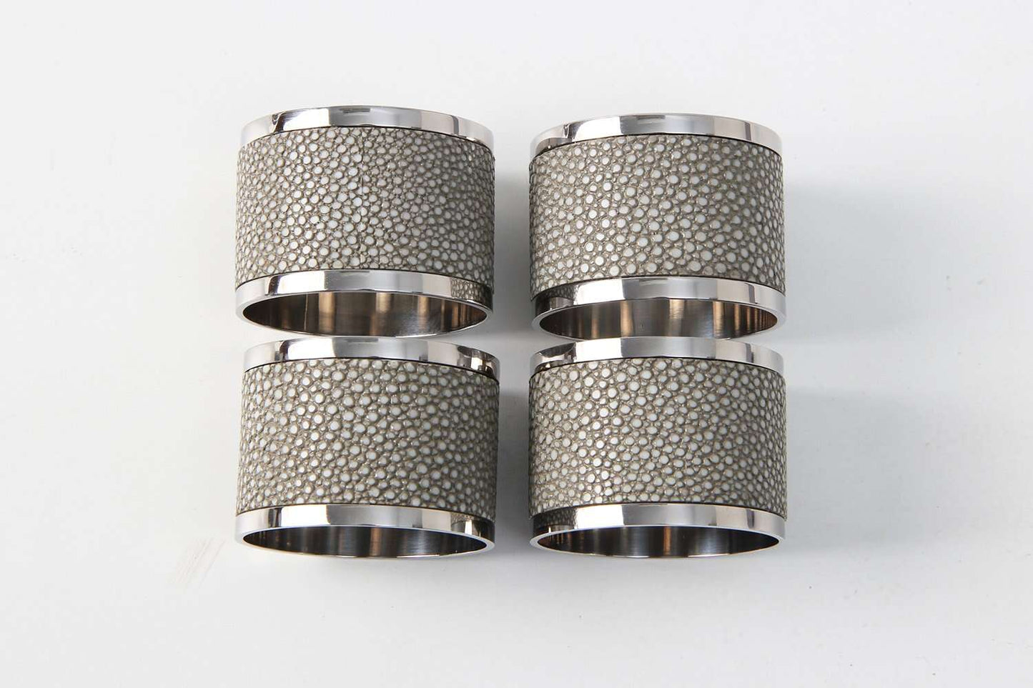 Napkin rings Gorgeous Shagreen napkin rings