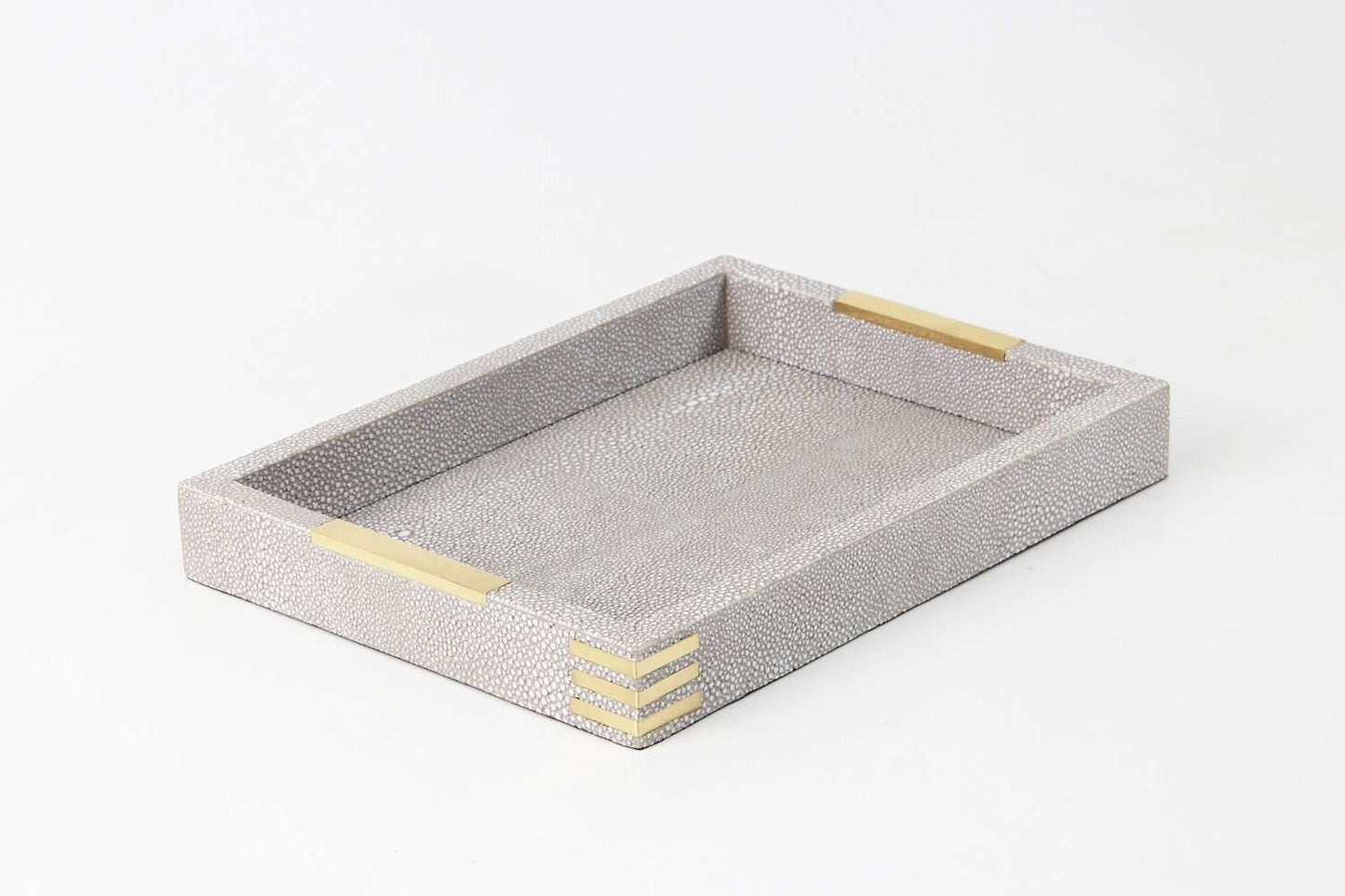 Shagreen desk tray luxury desk organiser