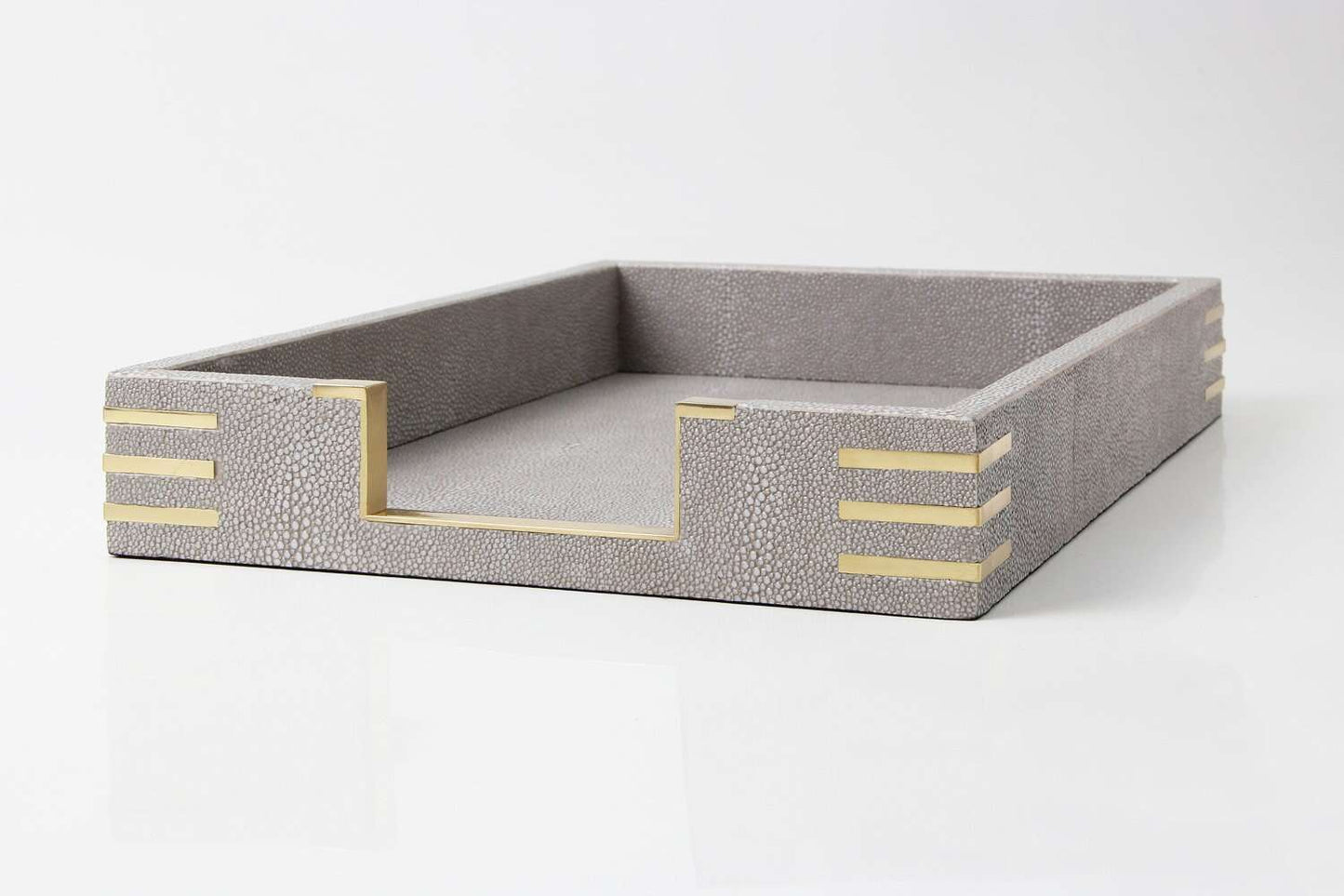 shagreen in tray luxury in tray