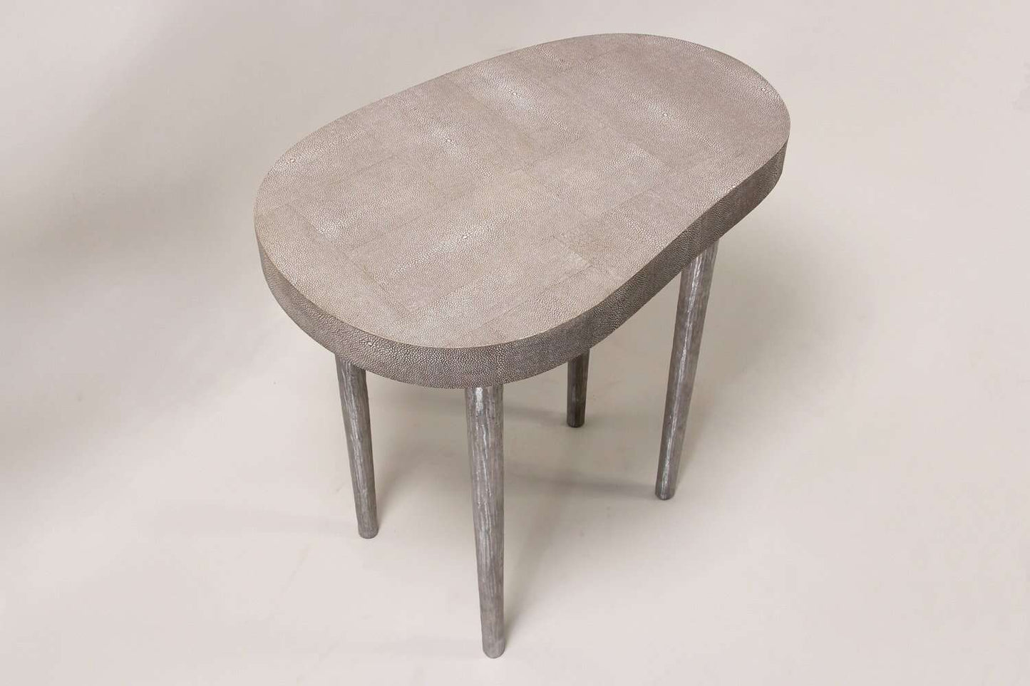 Side table shagreen modern side table