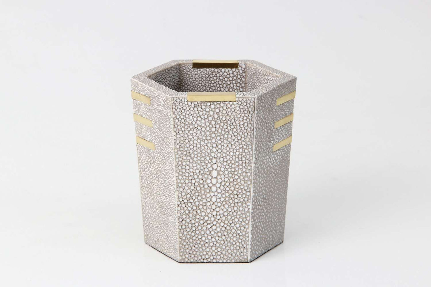 Shagreen pen pot Gorgeous shagreen pen pot