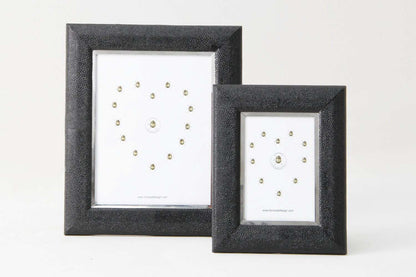 Shagreen photo frame ideal birthday gift present black Photo frames