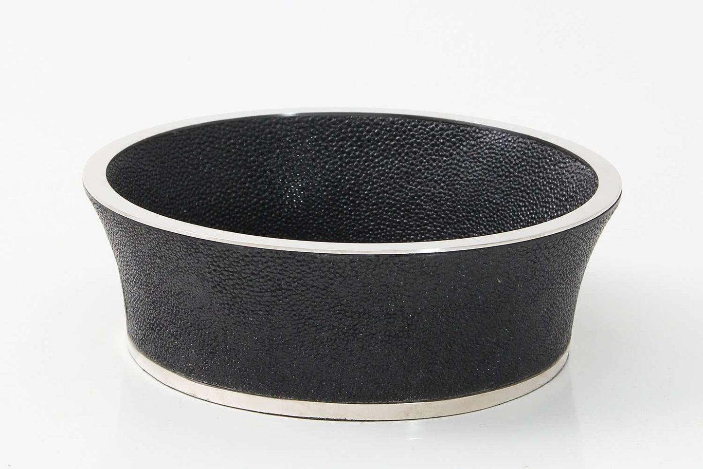 Wine bottle coaster Forwood Design Black shagreen wine coaster