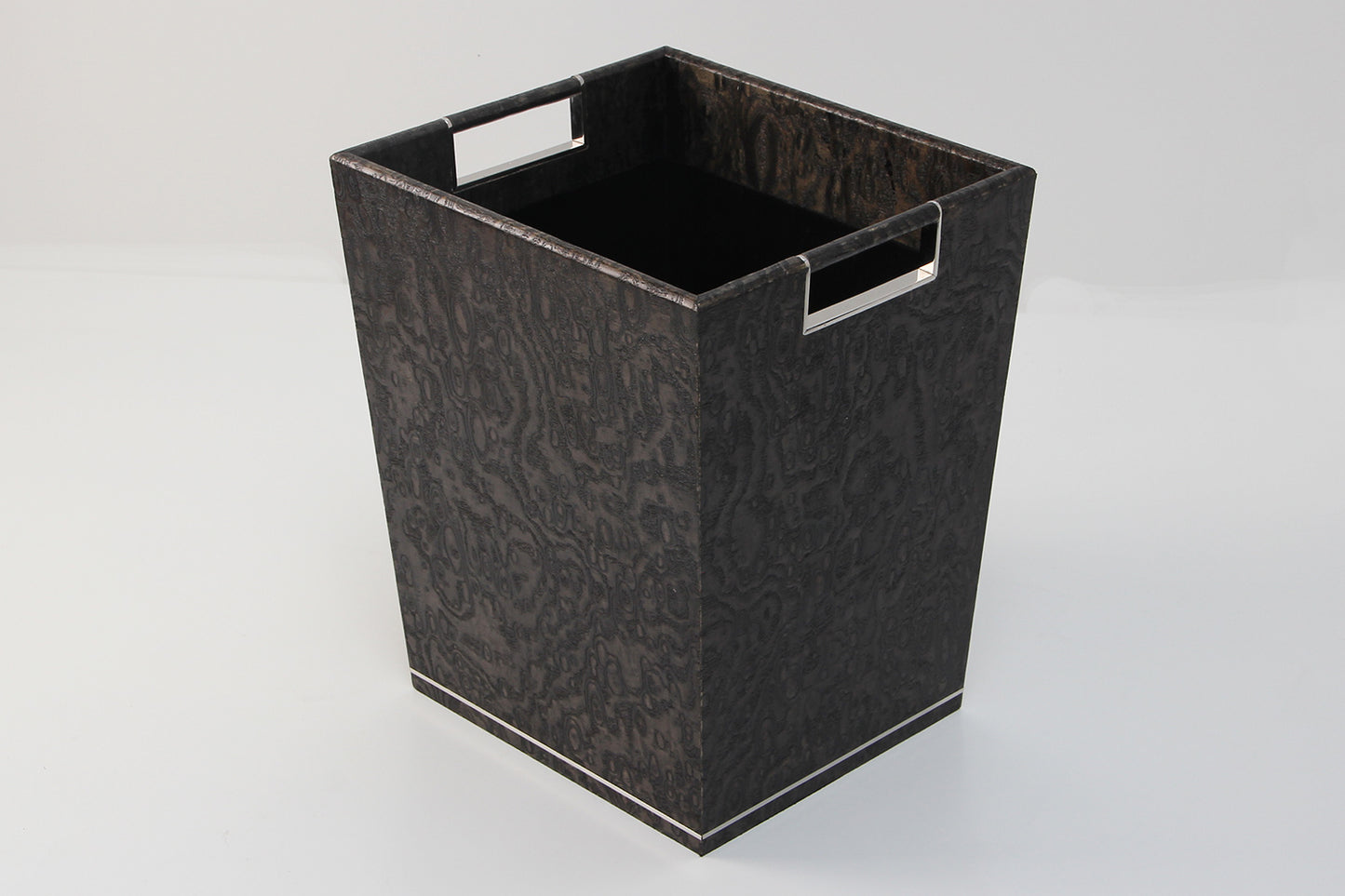 waste paper bin Chic Black waste paper Basket