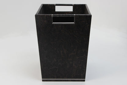 black silver waste paper bin unique waste paper bin
