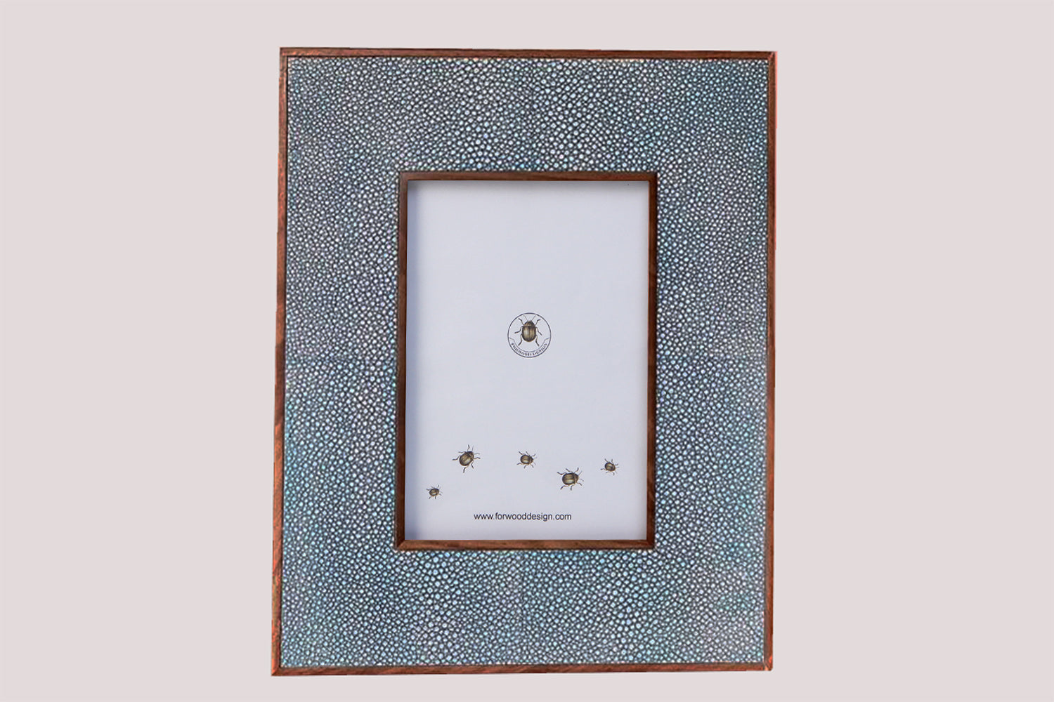 7 x 5 photo frame blue shagreen 7 x 5 photo frame