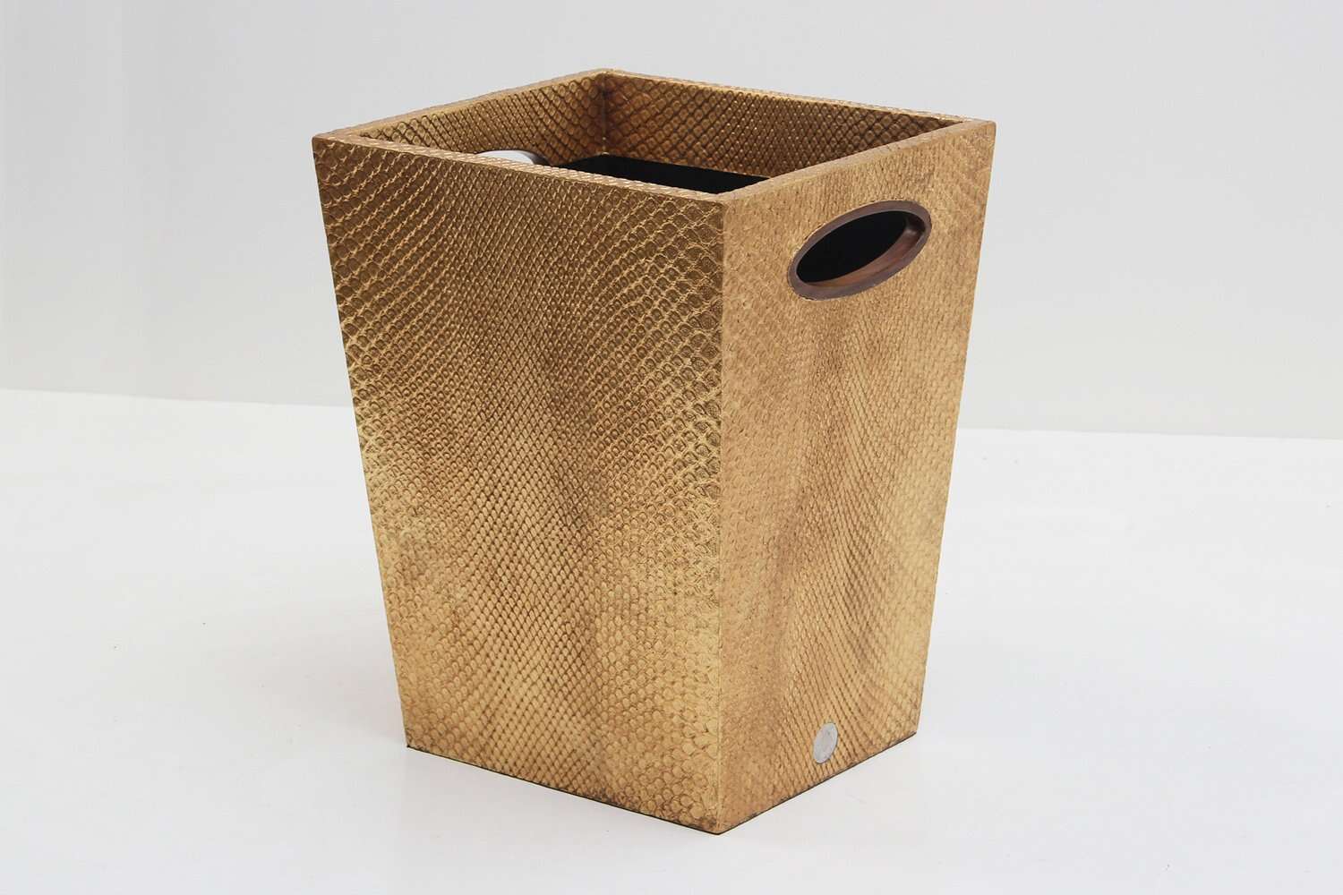 Gold waste paper bin gold Boa trash can