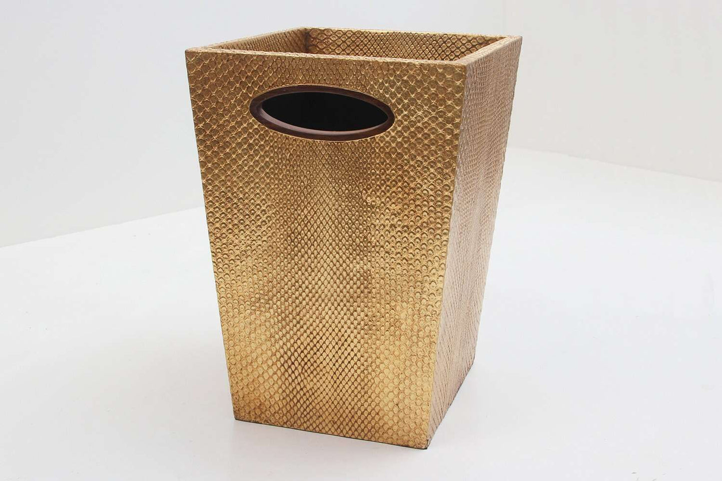 waste paper bin gold boa Gold boa trash can