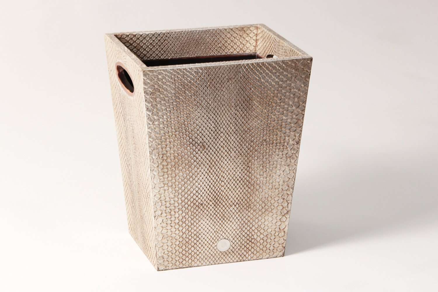 Waste paper bin Chic Silver waste paper bin