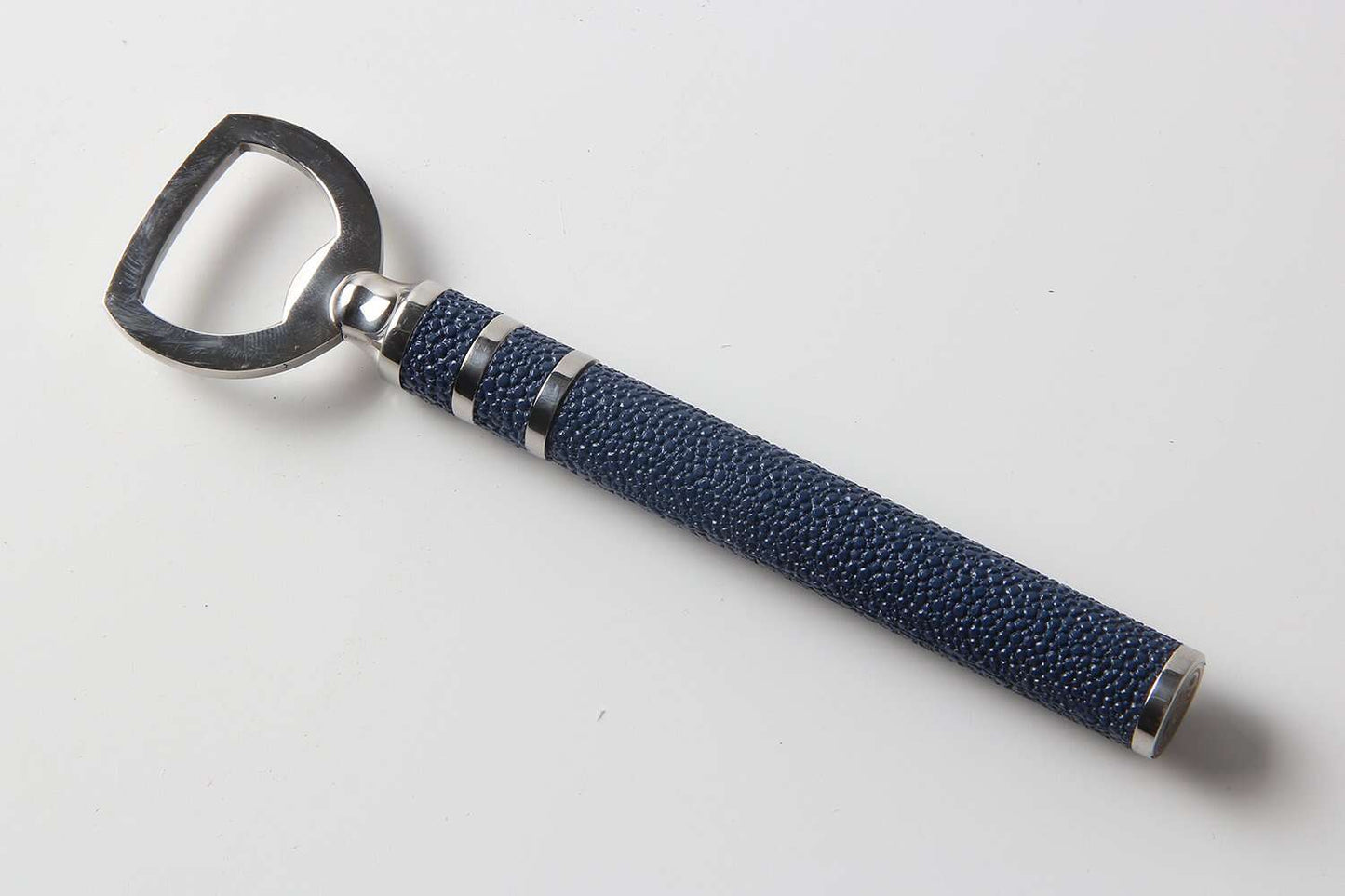 Shagreen bottle opener blue bottle opener birthday gift present