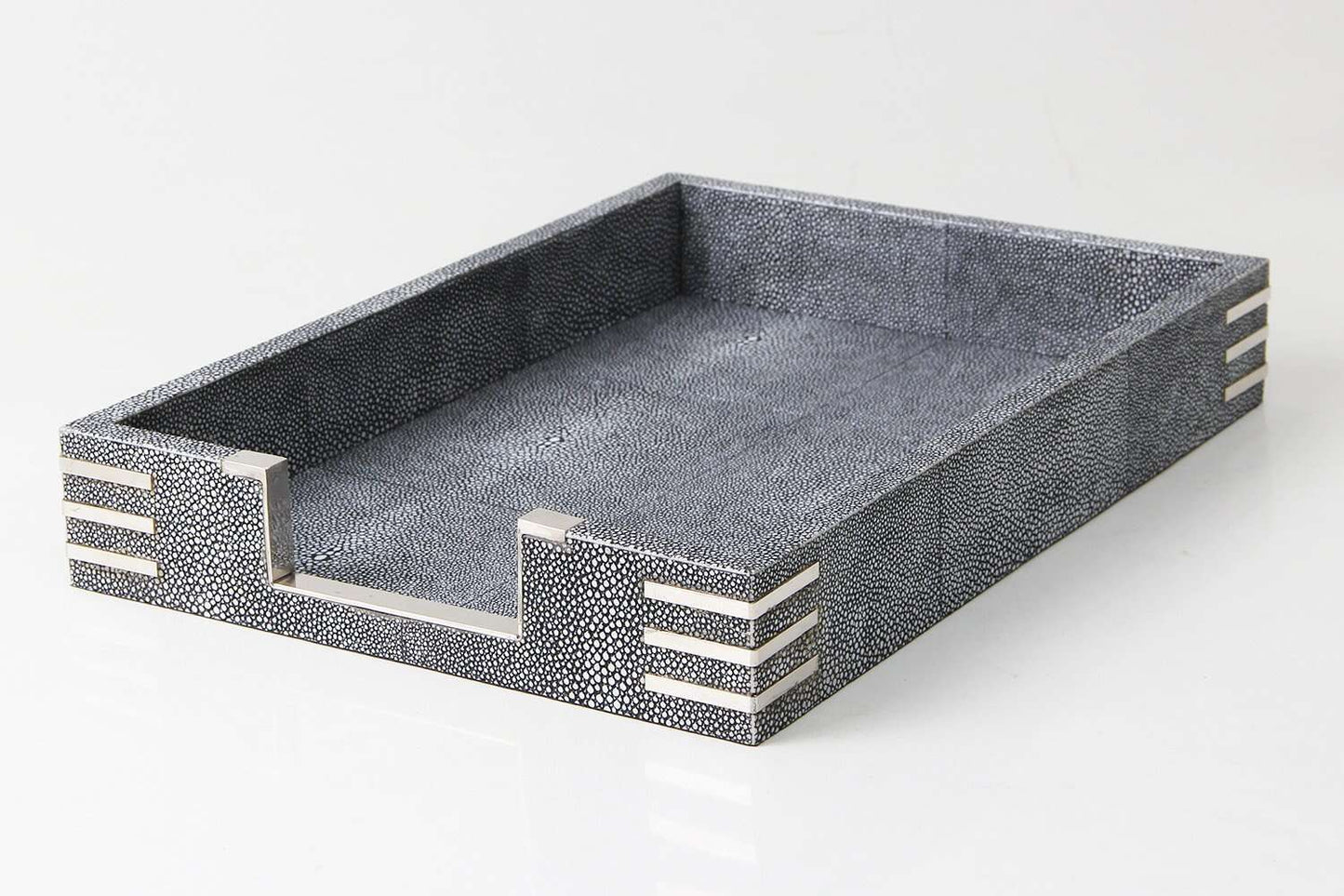 shagreen in tray desk organizer tray